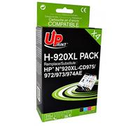 HP - CD975/972/973/974-nâ ° 920 X L - 1 Nero + 1 Colore - Alta Capacità - economique - QUALITÀ equivalente alla colori di origine - garanzie e assistenza - Il Miglior rapporto Qualità/prezzo - spedito dalla Francia