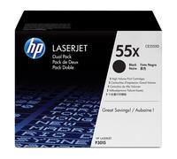 HP - CE255XD - Hp - Confezione 2 Toner originale - 55X - Nero - CE255XD - 12.500 pag-cad - HPCE255XD - Conf. da 1 Pz.