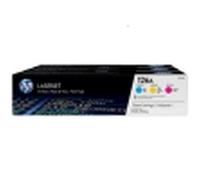 HP Confezione da 3 cartucce originali di toner ciano/magenta/giallo LaserJet 126A