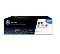 Originale HP Color LaserJet CM 2320 N MFP Toner (304A / CF 372 AM) multicolor Multipack (3 pz.), 2,800 pagine, 12.82 cent per pagina