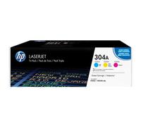 Originale HP Color LaserJet CM 2320 N MFP Toner (304A / CF 372 AM) multicolor Multipack (3 pz.), 2,800 pagine, 12.82 cent per pagina