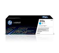 HP CF381A 312A Original LaserJet Toner Cartridge, Cyan, Single Pack Cyan Standar