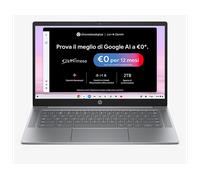 HP Chromebook Plus 14a, 14 ", processore Intel® Core I3 N305, INTEL UHD Graphics, 8 GB, 256 GB Flash, Silver