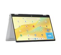 HP Chromebook x360 Computer portatile da 14 pollici, touchscreen HD, processore Intel N100, 4 GB RAM, 64 GB eMMC, grafica Intel UHD, Chrome OS, 14b-cd0000nr (2024)