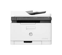 HP Color Laser MFP 179fnw 4ZB97A, Stampante Multifunzione A4 a colori, Stampa, Copia, Scansiona, ADF, Fax, Wi-Fi, Wi-Fi Direct, Ethernet, HP Smart, USB 2.0, 18 ppm in b/n, 4 ppm, Bianca