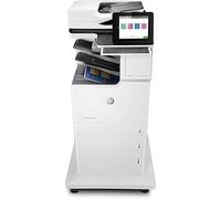 HP Color LaserJet Enterprise Flow M682z J8A17A, Stampante Mutifunzione A4, Stampa Fronte e Retro Automatica a colori, 56 ppm, USB, Fax, ADF, Gigabit Ethernet, Wi-Fi, HP Smart, Display a colori, Bianca