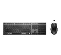 HP Combinazione di tastiera e mouse wireless ricaricabili multidispositivo 725