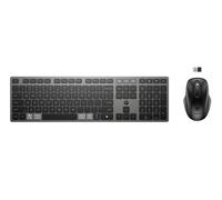 HP Combinazione di tastiera e mouse wireless ricaricabili multidispositivo 725