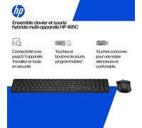 HP Combo Mouse e Tastiera Dual-Mode Multi-Device 495C IT - Nouvo
