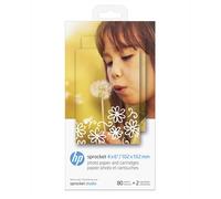 HP Cartucce e carta fotografica originali Sprocket 10 x 15 cm, 80 fogl HP