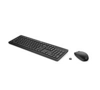 HP - COMBO TASTIERA E MOUSE HP 230, Connessione Wireless, 1600 DPI - Nero