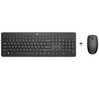 HP Mouse Wireless Keyboard NL 230, Full Size (100%), RF, W126262580 (230, Full-size (100%), RF Wireless, Mechanical, QWERTY, Black, Mouse incluso)
