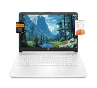 HP - Computer portatile ultra leggero da 14" per studenti e casa (Intel Quad-Core N4120, 4 GB di RAM, 128 GB (64 GB + 64 GB SD), 1 anno Office 365, batteria a lunga durata di 11 ore, webcam, WiFi, Win