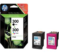 HP Confezione da 2 cartucce originali di inchiostro nero/tricromia 300