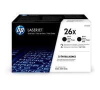 HP Confezione da 2 cartucce Toner originali nero ad alta capacità LaserJet 26X