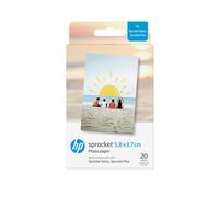 HP Sprocket Carta fotografica adesiva ZINK Premium 5.8x8.7 cm (20 fogli) Compatibile con le stampanti fotografiche HP Sprocket Select