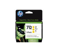 HP Confezione da 3 cartucce di inchiostro giallo originale DesignJet 712 da 29 ml