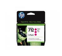 Hp confezione da 3 cartucce di inchiostro magenta originale designjet 712 da 29 ml