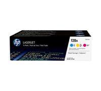 HP Confezione da 3 cartucce originali di toner ciano/magenta/giallo LaserJet 128A