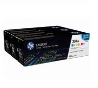 Originale HP Color LaserJet CM 2320 N MFP Toner (304A / CF 372 AM) multicolor Multipack (3 pz.), 2,800 pagine, 12.82 cent per pagina