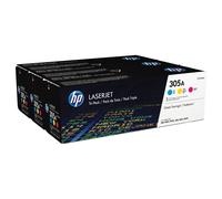 HP Confezione da 3 cartucce originali di toner ciano/magenta/giallo LaserJet 305A