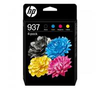 HP Confezione da 4 cartucce di inchiostro CMYK originali 937