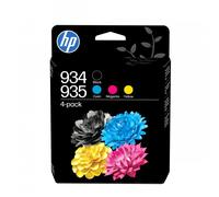 HP Confezione da quattro Cartucce di Inchiostro ciano/magenta/giallo e nero Originali 934 e 935 (OEM HP 6ZC72AE [934/935] Ink Cartridge Multi Pack 10ml + 3x4 5ml Pack Qty 4)