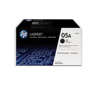 HP Confezione doppia di cartucce toner originali nero 05A LaserJet