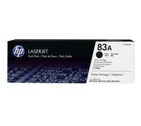 HP Confezione doppia di cartucce toner originali nero 83A LaserJet