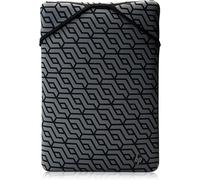 Custodia in neoprene reversibile per Notebook da 14" Geometric-Nero