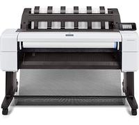 HP DesignJet T1600dr PS 3EK13A, da 91 cm, Velocità 180 Stampe A1 all’ora, Grammatura da 60 a 328 g/m², LAN Gigabit, USB, Wi-Fi, Piedistallo e Doppio Rotolo Incluso, Adobe PostScript 3, Bianco