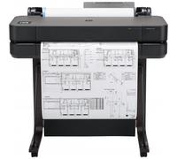HP DesignJet T630 24 da 61 cm (5HB09D), Stampante Grandi Formati, Plotter, Standard A4-A1, 76 Stampe A1/h, Wi-Fi, Ethernet, USB, 2400x1200 dpi, Metallo riciclato, Garanzia 1 Anno, HP Click, Nero