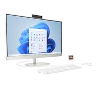 HP Desktop All-in-One | Display FHD da 27" | AMD Ryzen 3 7320U | 8 GB DDR5 RAM | 512 GB SSD | Unità grafica AMD Radeon | Windows 11 Home | Bianco