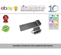 HP Docking Station UltraSlim D9Y32AA#ABB NUOVO con Alimentatore