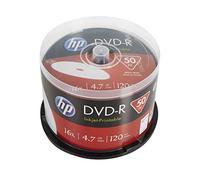HP DVD-R IJ PRINT 16X 50PK Box HP 4,7 GB