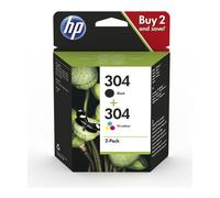 HP - EJB05AE ink cartridges black / 3 colors No. 304