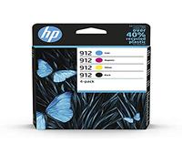 HP Confezione da 4 cartucce di inchiostro nero, ciano, magenta, giallo originali 912