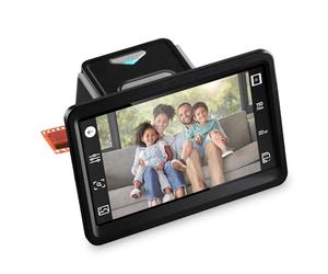 HP FilmScan Touch Screen Film & Slide Scanner Digitizer con schermo LCD regolabile da 7 pollici, converte rapidamente negativi e diapositive in foto digitali JPEG da 22 MP, compatibile con pellicole e