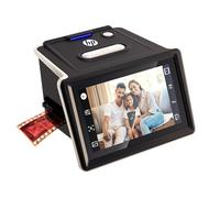 HP FilmScan Touch Screen Scanner per Pellicole e Diapositive con Schermo LCD da 5”, Converte Rapidamente Negativi e Diapositive in Foto JPEG Digitali da 22MP, Compatibile con Pellicole 135, 126 e 110