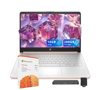 HP Flagship - Computer portatile HD da 14" per studenti e affari, con 1 anno di ufficio 365 e AI-Copilot, CPU Intel N150 (Beats i3-1115G4), 16 GB di RAM, 288 GB di memoria (128 GB UFS + set di docking