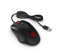HP - Gaming Omen 600 Mouse Gaming, 6 Tasti Programmabili, DPI da 800 a 12000, Sensore eSport, LED RGB Personalizzabili, Rotella di Scorrimento con 24 Denti, Cavo USB Cablato, Nero