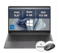 HP D76DDAT 250R G9 (Senza Sistema Operativo) NOTEBOOK, 15,6 ", processore Intel® Core Ultra 5 120U, Intel® Onboard Graphics, RAM 8 GB, 512 GB SSD, Nero, No operating system