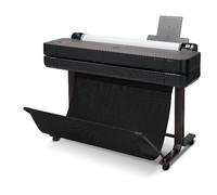 HP DesignJet T630 Stampante per Grandi Formati da 91 cm 5HB11D, Formati supportati da A4 ad A0, velocità 76 Pagine A1 all’Ora, Gigabit Ethernet, USB, Wi-Fi, Garanzia 1 Anno, Edizione 2025, Nero
