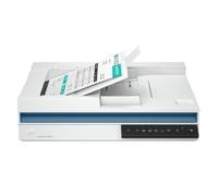 HP Scanjet Pro 3600 F1 20G06A, Scanner a Superficie Piana, ADF che Scansiona Fronte/Retro in un solo passaggio, Rendimento Medio di 3.000 Pagine al Giorno, Risoluzione fino a 1200 dpi, USB, Bianco