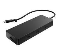 HP Hub multiporta 4K USB-C Cablato USB tipo-C Nero 4K Ultra HD USB 3.2 6G843AA