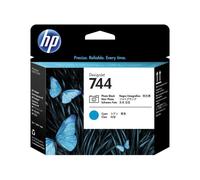 CARTUCCIA HP 744 F9J86A NERO FOTO/CIANO - ORIGINALE