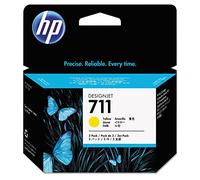 Originale Scatola 3 Cartucce HP 711 da 29 ml GIALLO serie HP DesignJet t120