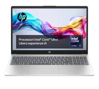 HP Laptop 15-fd1005sl, Notebook, Intel Core Ultra 5 125H, 16GB RAM, 512GB SSD, Intel Arc, Display 15.6" FHD, Antiriflesso, Pannello SVA. 250 nits, Ultraslim, Webcam 720p TNR, Windows 11, Argento