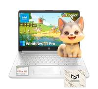 HP Laptop ultraportatile per studenti e affari, display HD da 14", Intel 4-Core N150, Windows 11 Pro, Microsoft Office 365, 32 GB di RAM, 128 GB UFS + 256 GB MicroSD, colore: Argento