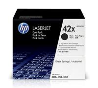 HP LaserJet 42X Confezione da 2 Cartucce Originali ad Alta Capacità, Nero